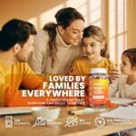 Vitammies Vegan Sugar Free Vitamin C and Zinc Gummies – Chewable Orange Lemonade Flavor Gummies Vitamins Adults and Kids – 200mg Vitamin C Per Serving for Daily Wellness (120 Units) - Image 4