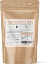Mushroom Coffee Blend (Instant) - 100g - 40 Servings - Arabica, Lion's Mane, Cordyceps, Chaga & More - Natural Energy & Focus - UK Made - 5% Micro Ground Coffee - Image 3