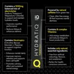 HYDRATiQ | Nootropic Productivity Drink with Electrolytes, Natural Caffeine & L-Theanine | Focus | Energy | Hydration | 20 Sachets - Tropical Flavour | Zero Sugar | Vegan | B Vitamins - Image 4