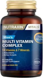 Nutraxin Mens Multivitamin Complex - 60 Immunity Booster Tablets with 23 Essential Vitamins, Minerals & Plant Extracts for Overall Health - 1-Month Supply - Image 3