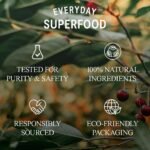 Everyday Superfood Organic Wheatgrass Powder 50g | Premium New Zealand Grown Wheat Grass | Green Juice Powder - Image 5