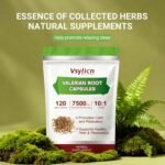 Valerian Root 120 Capsules, 7500mg High Strength Extract, for Sleeping & Relaxation, 10:1 Extract for Calm, Rest, Maximum Strength Relaxation - Image 3
