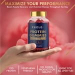 Whey Protein Gummies - Mixed Berry Flavour, 12g High Protein per Serving - Protein Powder Alternative, No Added Sugar, Vegetarian, Convenient Whey Protein Supplement, Muscle Recovery - Image 4