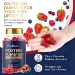 Whey Protein Gummies - Mixed Berry Flavour, 12g High Protein per Serving - Protein Powder Alternative, No Added Sugar, Vegetarian, Convenient Whey Protein Supplement, Muscle Recovery - Image 5