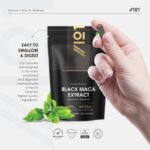 Organic Black Maca Root 15,000mg with Black Pepper – Peruvian Black Maca Supplement for Men - 90 Vegan Capsules (3 Months Supply) – Resealable and Recyclable Pouch by Alpha01 - Image 4