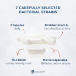 FürstenMED® Bifidoflor HIT with 7 Probiotic Strains - Lactobacillus Salivarius, Gasseri, Rhamnosus & 4 Bifidobacterium - Normal Gut Digestive Health Support Supplement - 60 Vegan Capsules - Image 3
