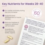 Proceive® Pregnancy Trimester 3 (28 Weeks) Vitamin & Mineral Supplements 60 Capsules - Vegan - Image 3