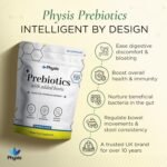 Physis Prebiotics with Probiotics | Gut Health & Digestion | Diarrhoea & Constipation Relief | 90 Vegan Capsules | 3 Month Supply | FOS Fibre Supplement | Lactobacillus Acidophilus - Image 4