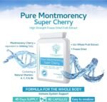 Pure Montmorency Super Cherry 1500mg 90 Capsules - High Strength Freeze Dried - 100% Natural High Strength Freeze Dried Montmorency Cherries with No Additives - Manufactured in The UK - Image 4