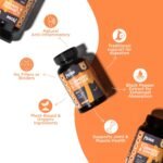 Organic Turmeric, Ginger & Black Pepper 1380mg 120 Capsules – High Strength Curcumin for Joint, Immune & Inflammation Support – Vegan No Fillers or Binders - MOBU UK - Image 3