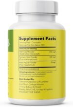 Neem Turmeric Capsules with Black Pepper 120 Veg Capsules (Detox, Eczema, Skin Supplement) - Image 4