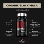 Ultra Premium 40,000MG Organic Black Maca with Ashwagandha - Maca Root Powder for Men 60 Vegan Capsules - Image 5