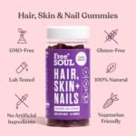 Free Soul Biotin Hair Supplement | Delicious Hair, Skin & Nails Gummies | Chewable Hair, Skin, and Nails Vitamins | Biotin with Vitamins B6, B12, Zinc, Selenium, E, A, C & D | 60 Gummies - Image 5
