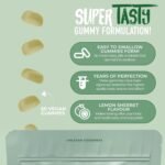 Super Greens Gummies | 8 Botanicals Blend with Antioxidants & Gut-Friendly Probiotics | Added Probiotics + Fiber for Gut Health | 60 Gummies | Alternative to Super Greens Powder - Image 3