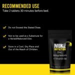 Nuke Nutrition Zinc, Magnesium & Vitamin B6 60 Tablets Supplements for Men & Women Zinc & Magnesium Tablets High Strength & Pure Zinc Magnesium & Vitamin B6 Boost Muscle Growth Sleep & Recovery - Image 4