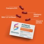 Elements Supreme Immunity – Immune Support Supplement with Beta-1,3/1,6-Glucan, Coenzyme Q10, Elderberry, Zinc - Image 5