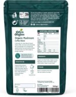 Green Origins Organic Super Mushroom Mocha Latte Blend with Lion's Mane, Coffee & Cacao for Energy & Focus, Vegan, Dairy Free, Natural & No Added Sugar, 100g - Image 3