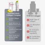 Biotin and Collagen Supplements for Women, Hydrolyzed Bovine Marine Collagen Peptides, Type 1 2 3 4 5 Multi Collagen Glow up for Hair Growth, Joints, Halal Liquid Drink, Travel 30 sachets (300ml) - Image 4