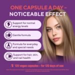 Iron Bisglycinate 30 mg – High Dose & Well Tolerated – High Absorption Iron Supplement – 120 Vegan Capsules – EU Lab Tested (1 Pack) - Image 4