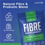 Fibre Supplement - Psyllium Husk 5000mg (500mg of 10:1 Extract) & Probiotic 400 Million CFU Lactobacillus Acidophilus – Digestive, Gut Health Support & Stool Softener -120 Psyllium Husks Capsules - Image 5