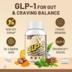 GLP-1 Modulation Digestive Support, Natural GLP-1 Supplement for Gut Balance, Satiety & Daily Wellness, Advanced Plant-Based Formula, 60 Vegan Capsules for Men & Women (60 Count (Pack of 1)) - Image 4