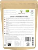 Organic Triphala Powder 200g - Certified Organic, Premium Quality, Improves Digestion, Immune Support, Ayurveda - Image 3