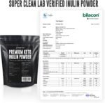 Super Cal Keto Inulin Powder 200g | 95% Fibre / 2% Carbs | Lab Tested Soluble Fibre Supplement | Great Sleep Supplement + Aids Gut Health | Pure Chicory Prebiotics Fiber - EU Sourced - Image 3
