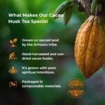 Origen Cacao Husk Tea – 100% Natural Cacao Shell – Zero Sugar, Caffeine-Free Superfood – Healthy Chocolate Tea Alternative to Coffee – Rich in Antioxidants & Iron - Image 4