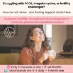 2 Month Supply - Inositol Supplement for Women (120 Capsules) | Myo-Inositol & D-Chiro 40:1 with Folic Acid & Vitamin D | PCOS, Hormone Balance, Fertility & Ovulation Support - Image 3