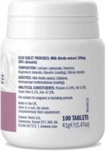Dorwest Milk Thistle Tablets for Dogs and Cats, 100 Tablets, Supports Liver Function, Antioxidant for Dogs, Immune System Heath, Natural Supplement - Pack of 1 - Image 4