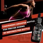 Vitamin B12 Liquid Drops 5000mcg – High Strength Methylcobalamin – Fast Absorbing Vegan B12 Supplement – 60ml Dropper Bottle – Gluten Free, Energy & Wellness Support - Image 4