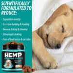Calming Treats For Dogs, 150 Count Hemp Calming Chews for Dogs - Reduce Stress Relief, Separation, Barking, Fireworks, Thunderstorms - 100% Natural Ingredients Dogs Calming Treats (Chicken) - Image 3