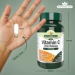 Natures Aid Vitamin C 1000mg Time Release - High Strength with Bioflavonoids - Supports Immunity, Bones & Heart - Antioxidant - Vegan, Gluten-Free, Non-GMO Supplement – 30 Tablets - Image 4