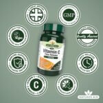 Natures Aid Vitamin C 1000mg Time Release - High Strength with Bioflavonoids - Supports Immunity, Bones & Heart - Antioxidant - Vegan, Gluten-Free, Non-GMO Supplement – 30 Tablets - Image 5