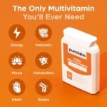 Purolabs Multivitamins & Minerals Supplement - 34 Essential Nutrients - Daily Multivitamin Tablets for Men & Women - 60 Vegan Capsules - Made in The UK - Image 3