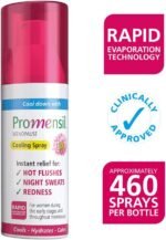 Promensil Menopause Cooling Spray Hot Flushes Instant Relief Night Sweats Redness 75ml - Image 3