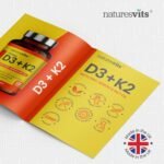 Vitamin D3 and K2 Bone Supplement - with Zinc, MCT Oil and Boron for Calcium Absorption for Joint Care - High Strength Natural Supplements for Women and Men - Image 6