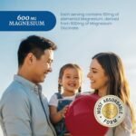 Magnesium Glycinate Gummies 600MG | Sleep, Calm & Relaxation Support | 60MG Elemental Mag Per Serving | Grape Flavor, Gluten-Free | High Absorption Magnesium Gummies for Women, Men & Family | 60 Ct - Image 3