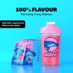 HOLY Energy Gaming Booster 10 Tasting Box “Watermelon Whale” with watermelon flavour powder | 10 portions with NewCaff & green tea extract | Focus Drink | Vegan with 100% natural fruit flavours - Image 3