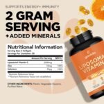 Liposomal Vitamin C Softgels 2000mg | 60 Softgels, 1 Month Supply | Added Zinc + Selenium | UK Formulated | Ultra Strength 4X Higher Absorption | Immunity, Energy + Skin | Easy to Swallow - Image 4