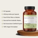 INNOPURE Organic Sea Kelp 500mg – Pure-Fill (No Fillers or Binders), 435mcg of Iodine Supplement per Capsule, Soil Association Certified, UK Made, 90 Capsules (3 Month Supply) - Image 3