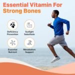 One Step | Vitamin D3 800IU | 120 Capsules | Colecalciferol Capsules | Vitamin D Supplements for Women & Men - Image 3