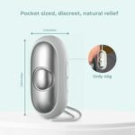 Glowco CalmCarry Sleep Aid Device I Handheld Microcurrent Relaxation Tool, Supports Calm, Focus & Gentle Relief, USB Rechargeable, Portable Wellness Device for Adults & Kids | Gray Calm Carry - Image 3