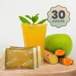 Organic Fresh Ginger & Turmeric Shots | Immunity Booster | Digestion | Gut Health | Energy | Raw Pressed Ginger, Turmeric & Apple Juices | 30 Shots Frozen | Britt's Superfoods | Bulk Wellness Shots - Image 3