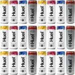 Huel Daily A–Z Vitamins Energy Drink, Variety Flavor Sparkling Multivitamin, No Sugar 26 Vitamins, 100mg Natural Caffeine, 925mg Electrolytes | Low Calorie Vegan (Pack 24, Mix Assorted) - Image 3
