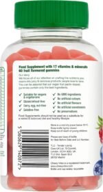 Chewy Vites Women Multivitamin, 60 Multivitamin Gummies, 17 Essential Nutrients for Women with High Strength Biotin, Evening Primrose Oil, 1 Month Supply, Vegan, Berries Flavour - Image 3