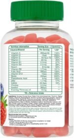 Chewy Vites Women Multivitamin, 60 Multivitamin Gummies, 17 Essential Nutrients for Women with High Strength Biotin, Evening Primrose Oil, 1 Month Supply, Vegan, Berries Flavour - Image 4