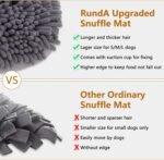 RUNDA Pet Snuffle Mat for Dogs, Feeding Training Mat for Dogs, Encourages Natural Foraging Skills and Stress Relief, Easy to Fill and Machine Washable - Image 4