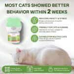 Cat Calming Diffuser with Three Timing Functions, 6-IN-1 Cat Pheromones Calming Diffuser Kit, 120-Day Cat Calming Plug-in Support Anxiety, Stress, and Relaxation for Cats 2 Diffusers+4 Refills - Image 6