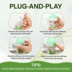 Cat Calming Diffuser with Three Timing Functions, 6-IN-1 Cat Pheromones Calming Diffuser Kit, 120-Day Cat Calming Plug-in Support Anxiety, Stress, and Relaxation for Cats 2 Diffusers+4 Refills - Image 7